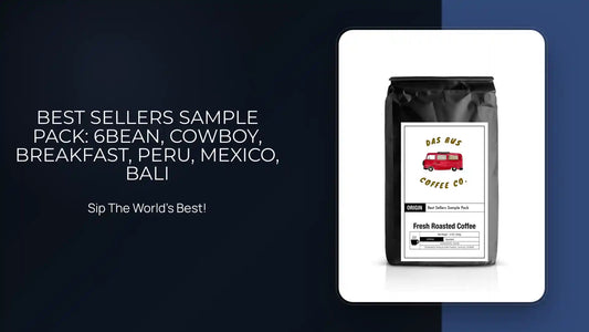 Best Sellers Sample Pack: 6Bean, Cowboy, Breakfast, Peru, Mexico, Bali by@Outfy